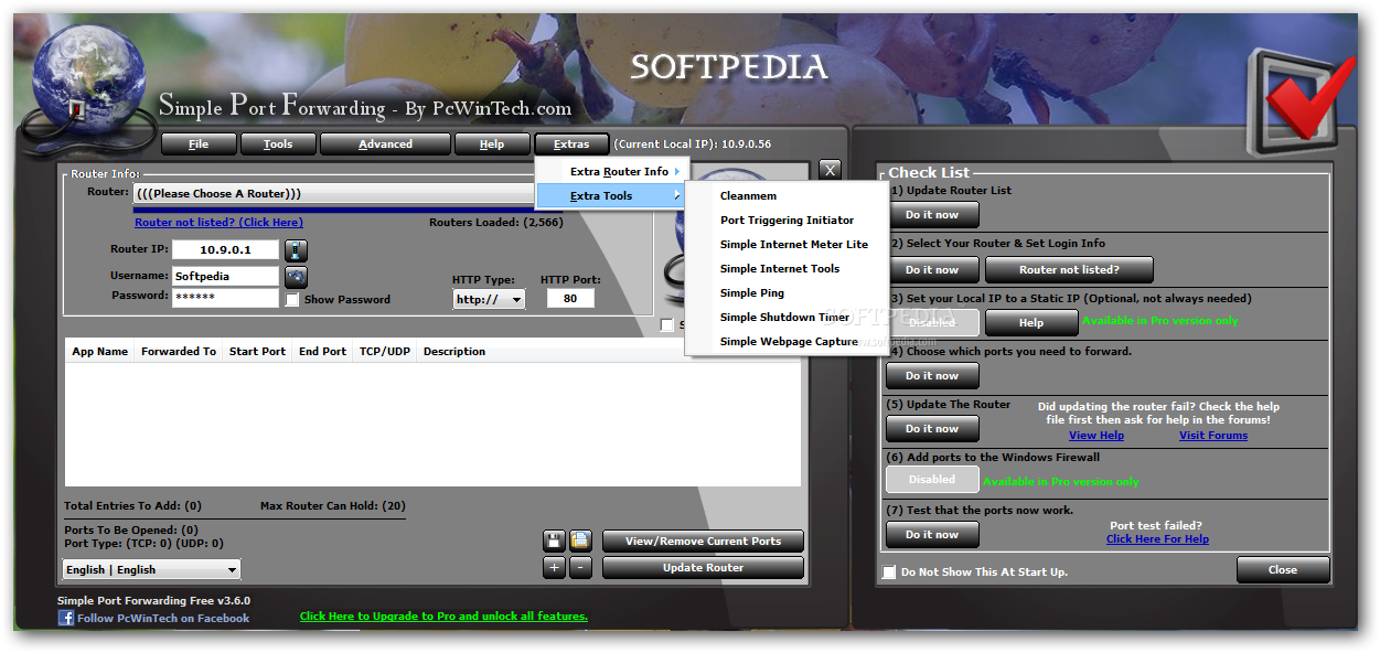 port forwarding software windows 10